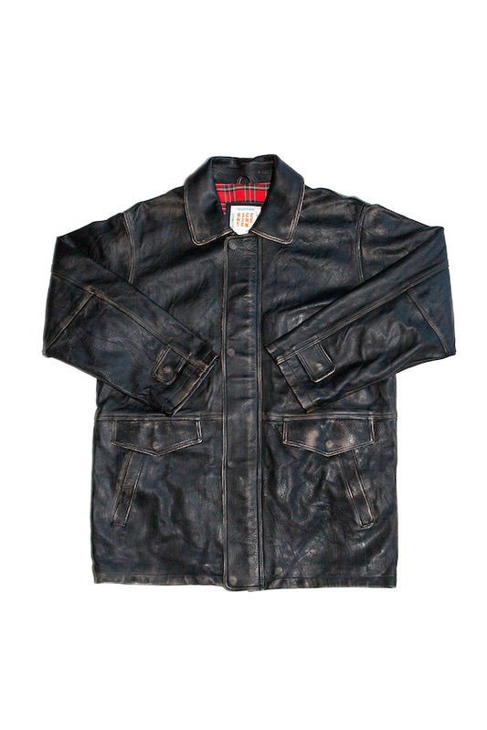 DAD`S LEATHER HALF COAT