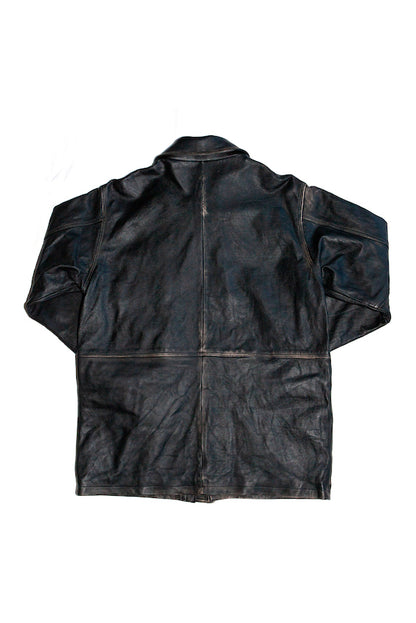 DAD`S LEATHER HALF COAT