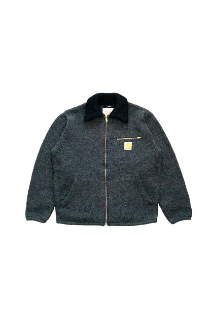 HOME MADE KNITTING DETROIT JACKET (DARK GRAY)