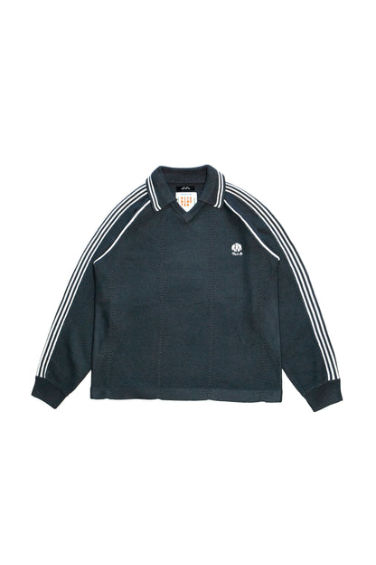 KNITTING GAME SHIRT  (DARK GRAY)