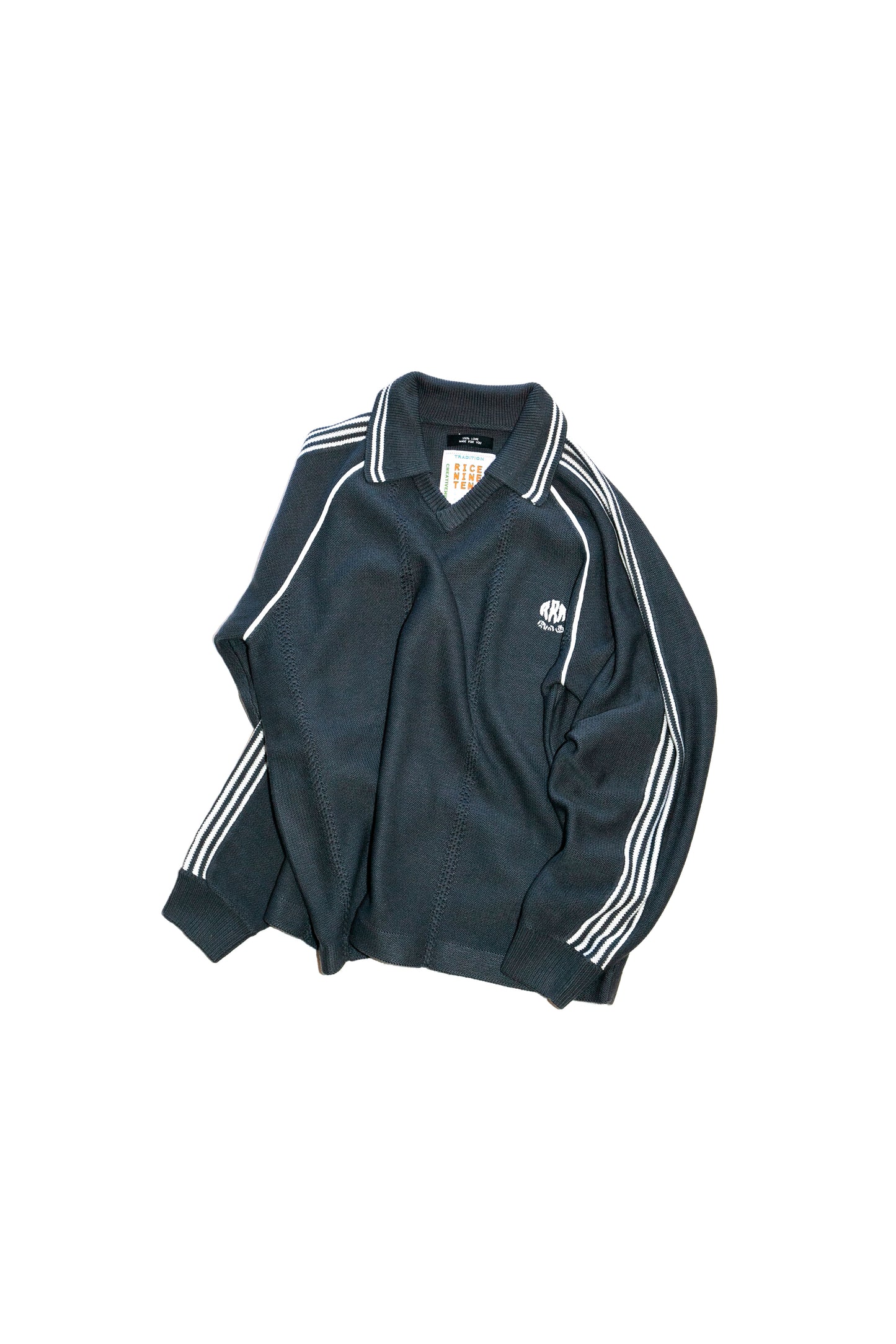 KNITTING GAME SHIRT  (DARK GRAY)