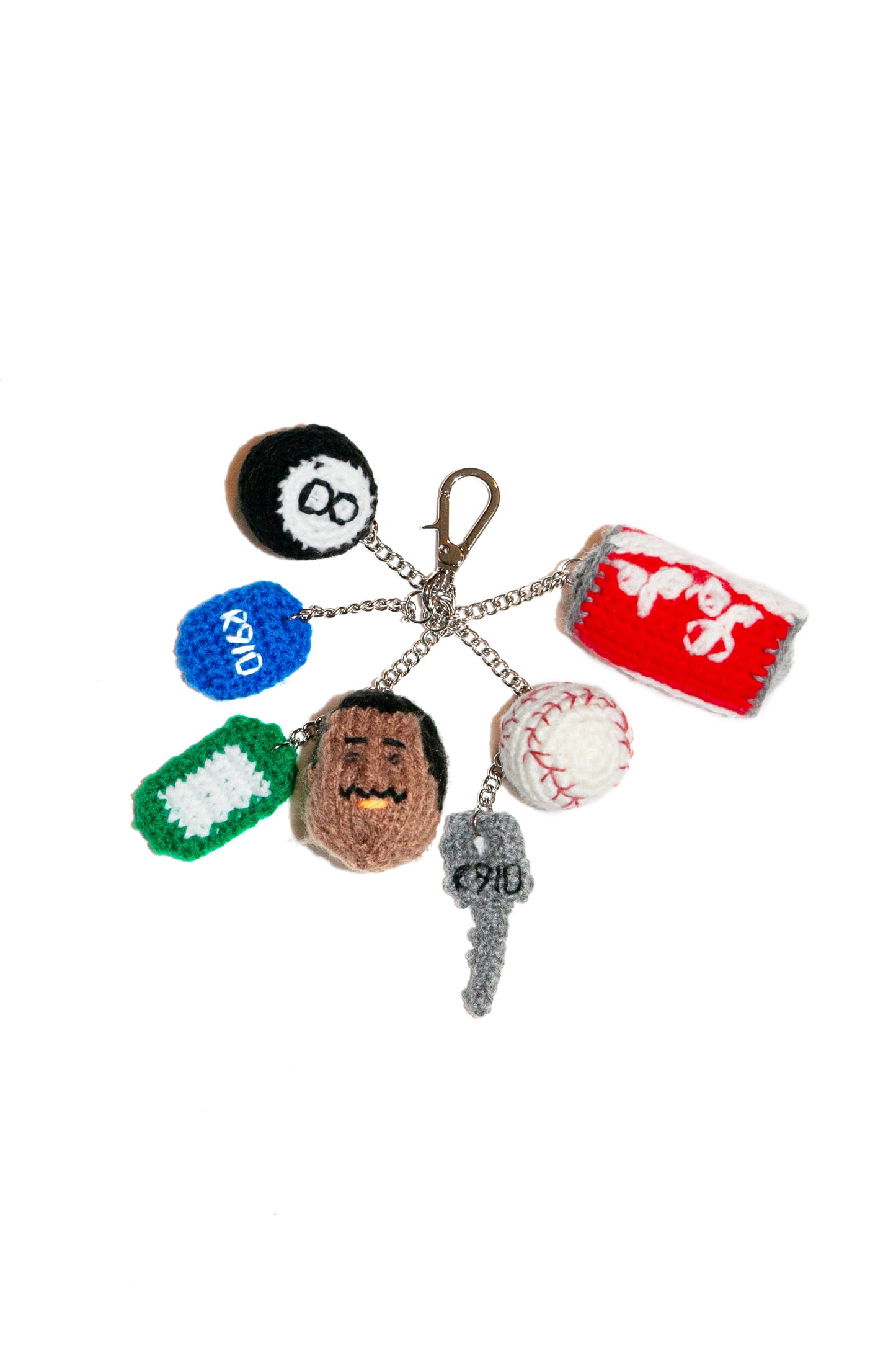 HAND KNIT MULTI CHARMS