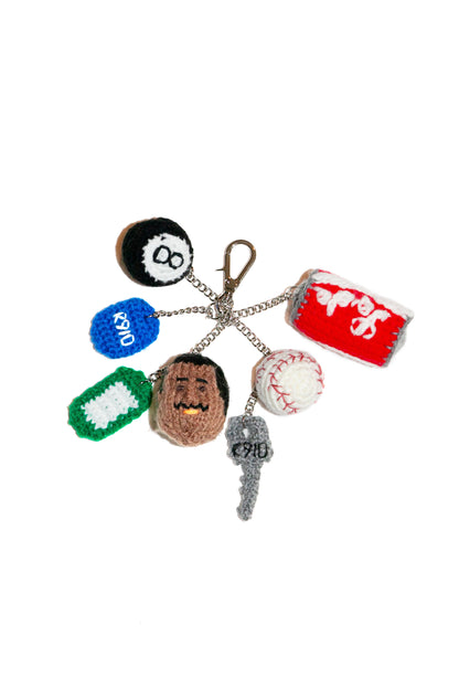 HAND KNIT MULTI CHARMS