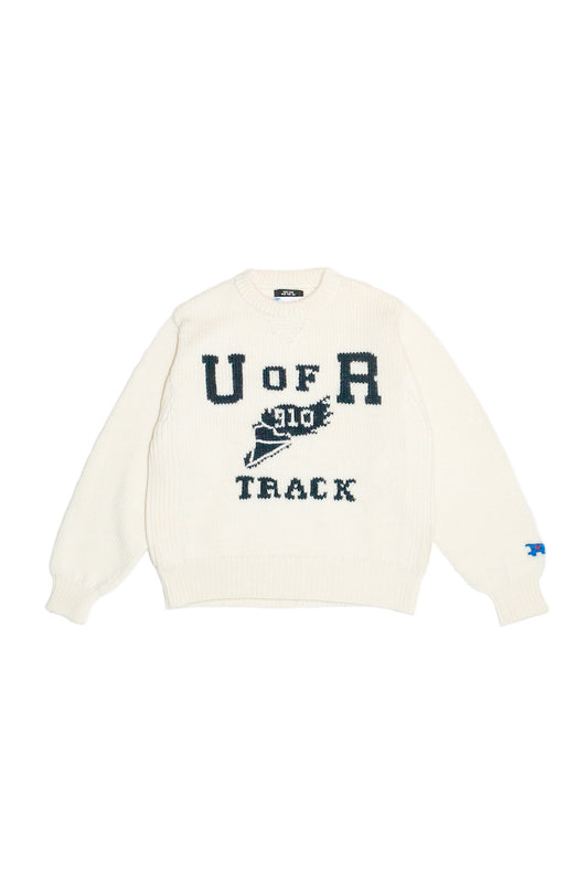 HOMEMADE KNITTED SWEATER (OFF-WHITE)