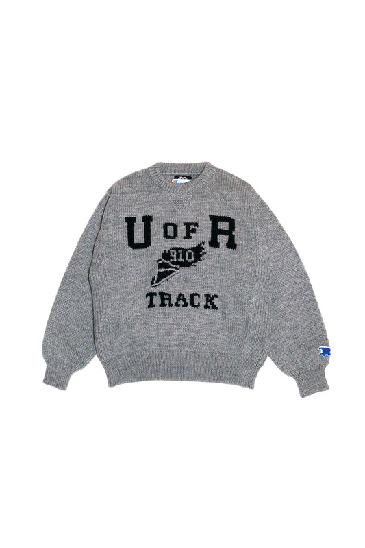 HOMEMADE KNITTING SWEATER (GRAY)