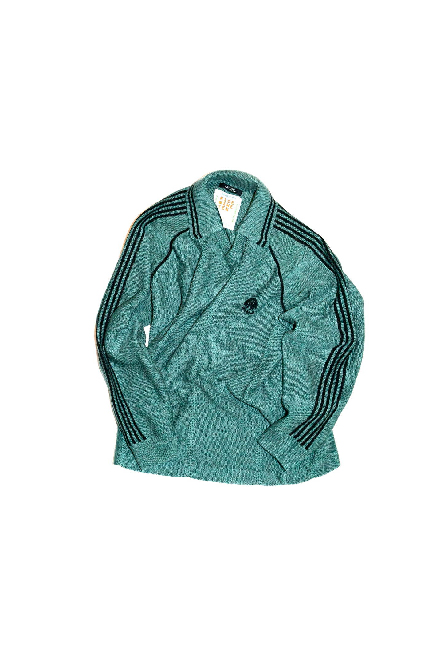 KNITTING GAME SHIRT  (DARK GREEN)