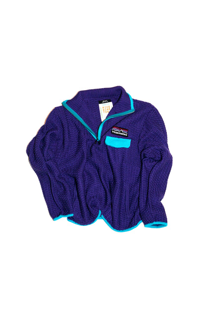 MOUNTAIN KNITTING PULLOVER  (PURPLE)
