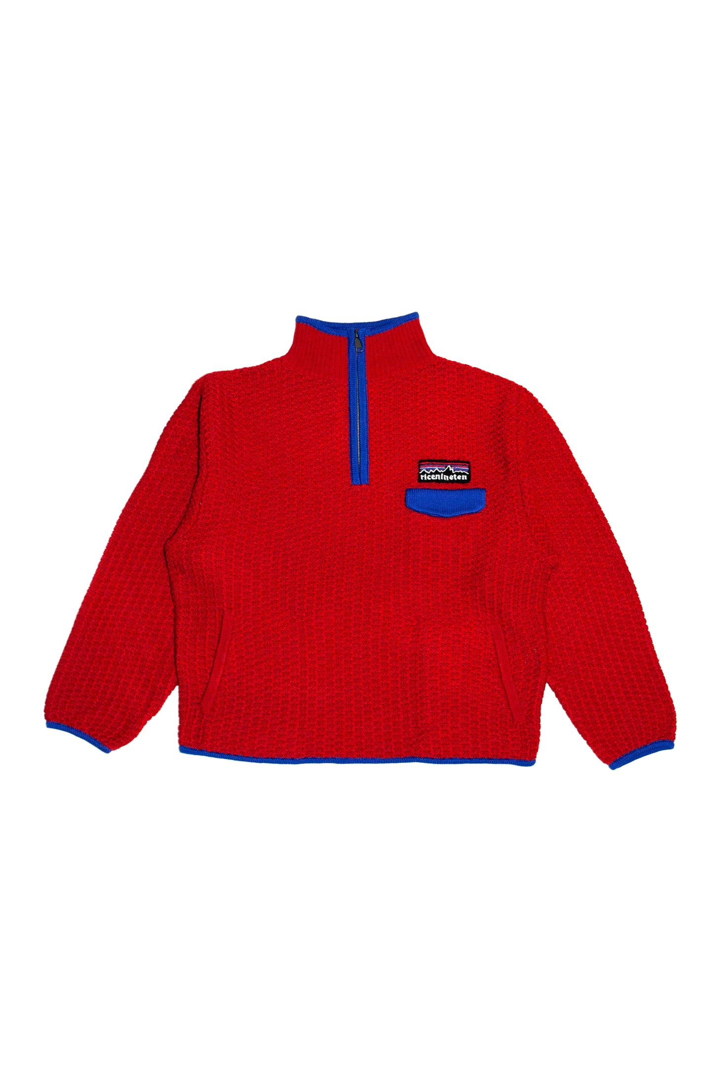 MOUNTAIN KNITTING PULLOVER (RED)