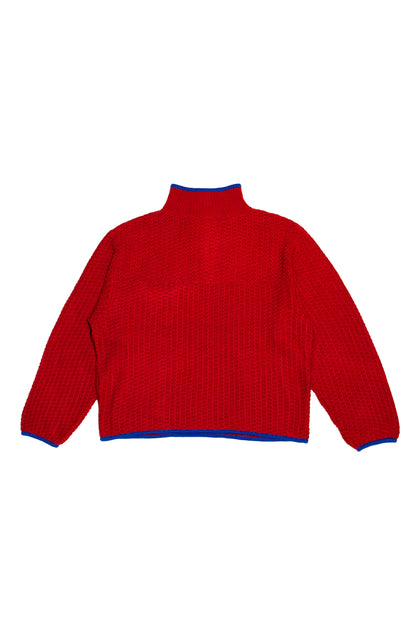 MOUNTAIN KNITTING PULLOVER (RED)