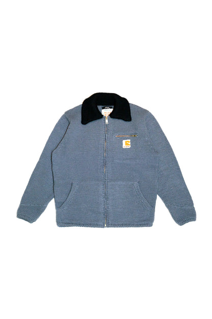 HOME MADE KNITTING DETROIT JACKET  (ASH INDIGO)