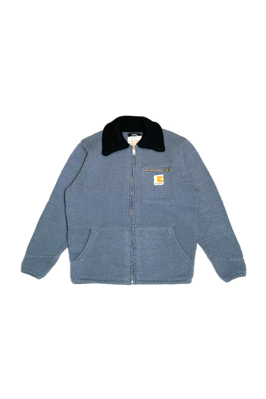 HOME MADE KNITTING DETROIT JACKET (ASH INDIGO)