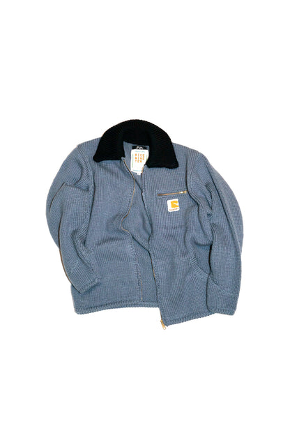 HOME MADE KNITTING DETROIT JACKET  (ASH INDIGO)