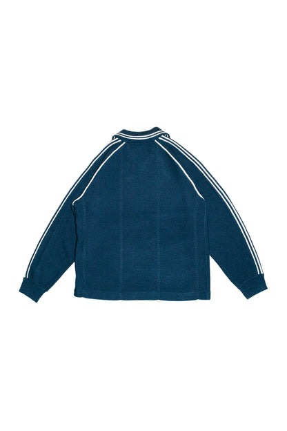 KNITTING GAME SHIRT  (DARK BLUE)