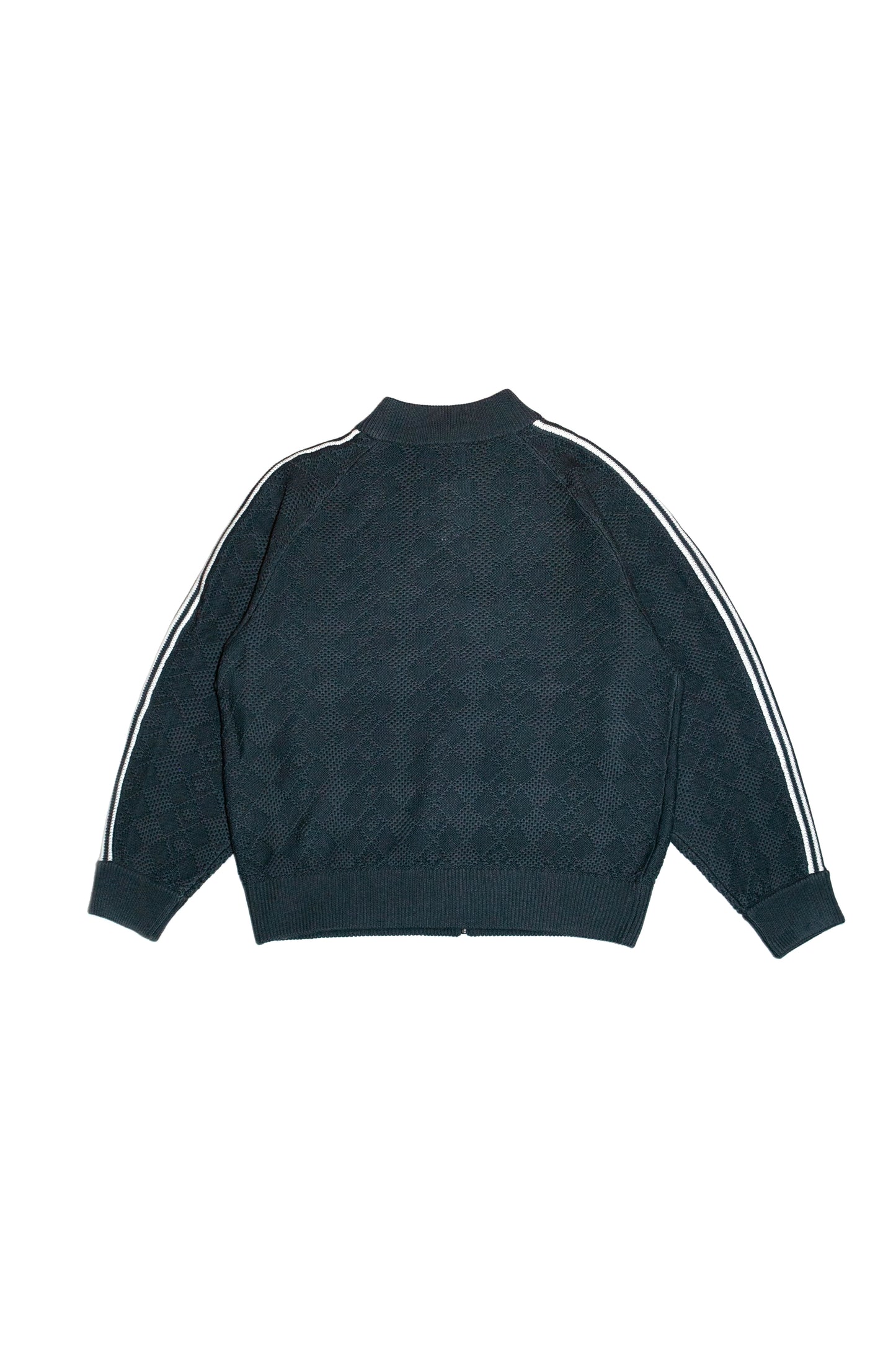 KNITTED TRAINING JACKET  (DARK GRAY)