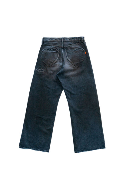 DISTRESSED LOVELY JEANS (BLACK)