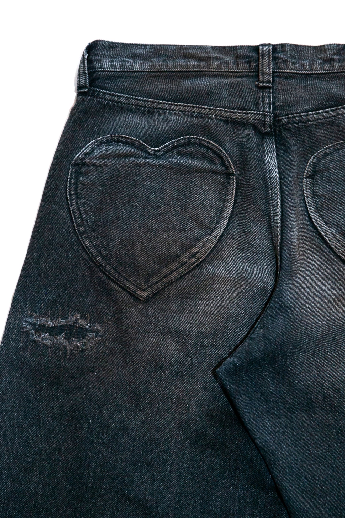 DISTRESSED LOVELY JEANS (BLACK)