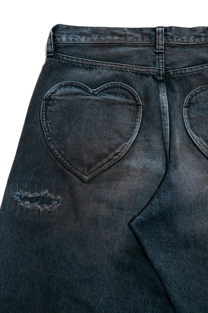 DISTRESSED LOVELY JEANS (BLACK)