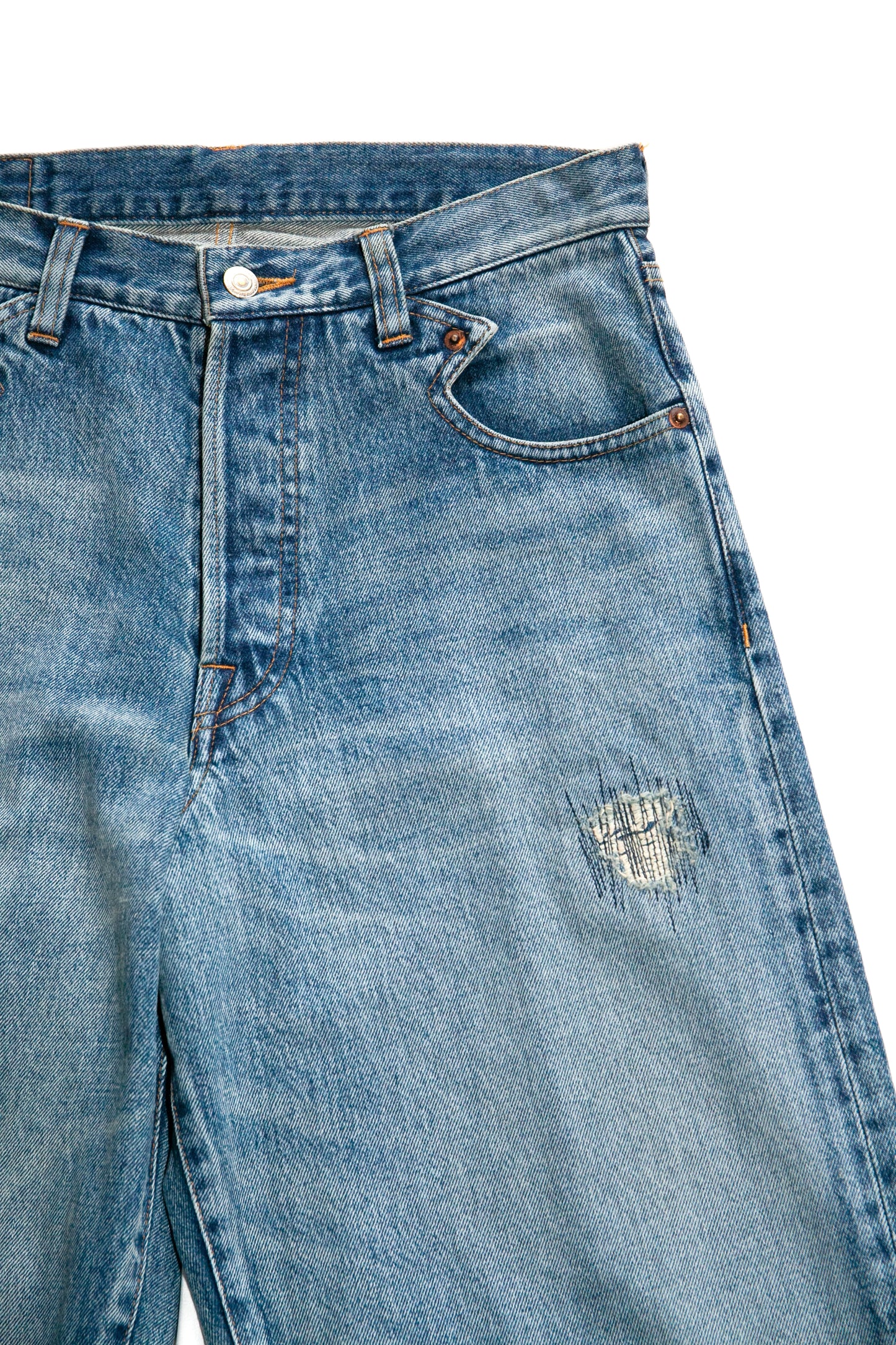 DISTRESSED LOVELY JEANS (ICE BLUE)